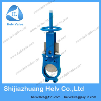 knife gate valve with rising stem